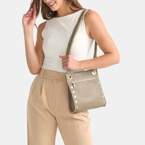 Hammitt Tony Medium Bag – Pewter (Brushed Silver)